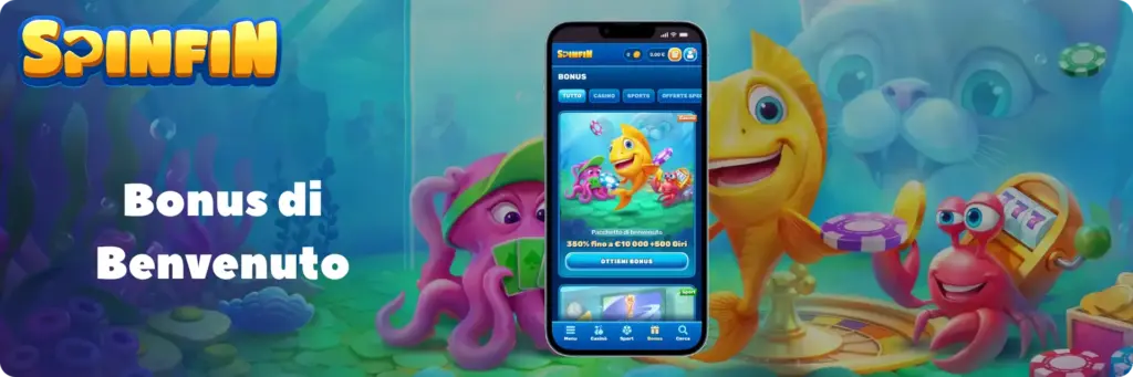 Spinfin Bonus di Benvenuto